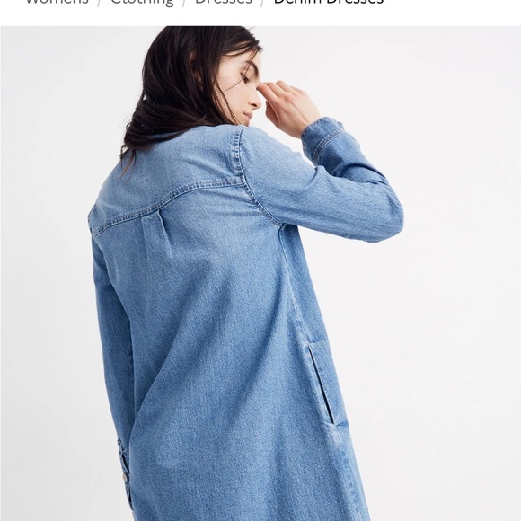 Madewell Denim Zip-Front Shirtdress - Picture 5 of 9